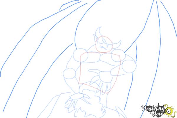 How to Draw Chernabog, Disney Villain - Step 8