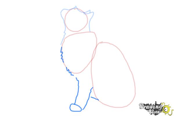 How To Draw A Cat Profile Drawingnow