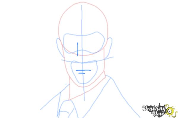 How to Draw The Spy from Team Fortress 2 - Step 7