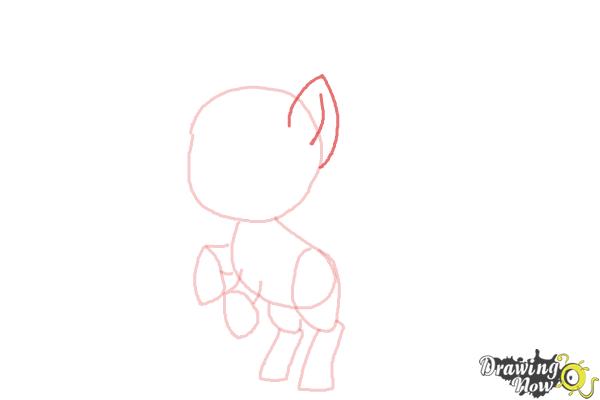 How to Draw Chibi Apple Jack from My Little Pony Friendship Is Magic - Step 5