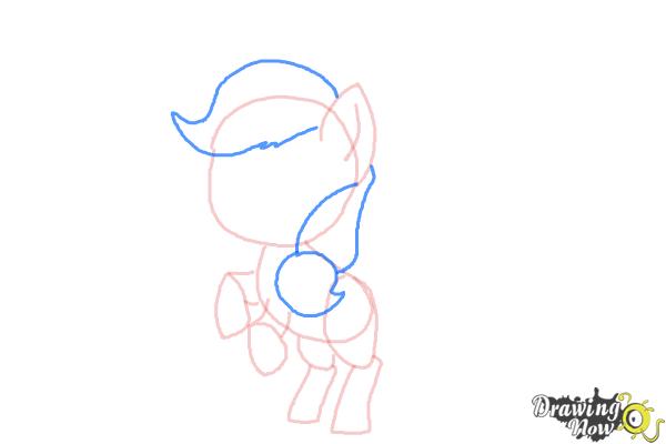 How to Draw Chibi Apple Jack from My Little Pony Friendship Is Magic - Step 6