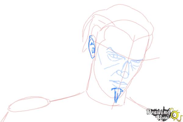 How to Draw Logan from Fable 3 - Step 7