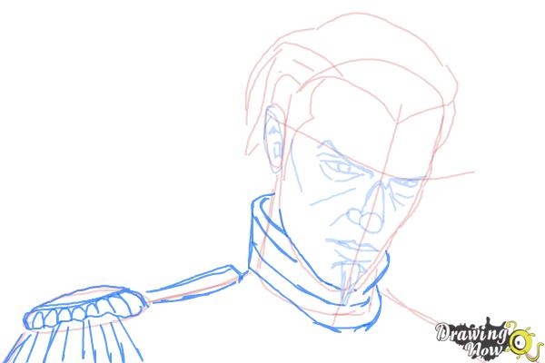 How to Draw Logan from Fable 3 - Step 8