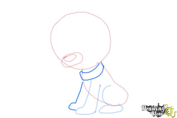 How to Draw Spike The Marvel Dog from Equestria Girls - Step 5