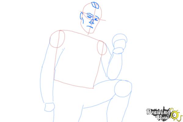 How to Draw Yondu from Guardian Of The Galaxy - Step 5