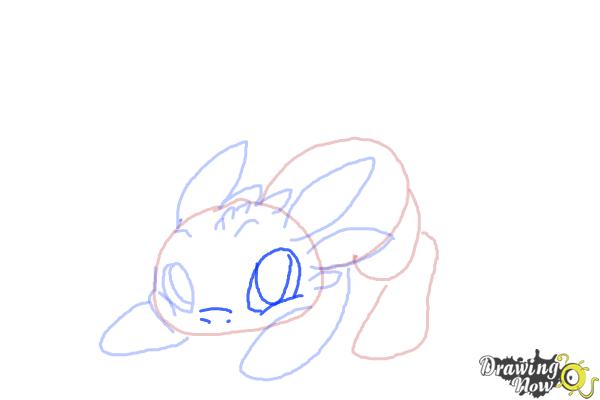 How to Draw Chibi Toothless - Step 7