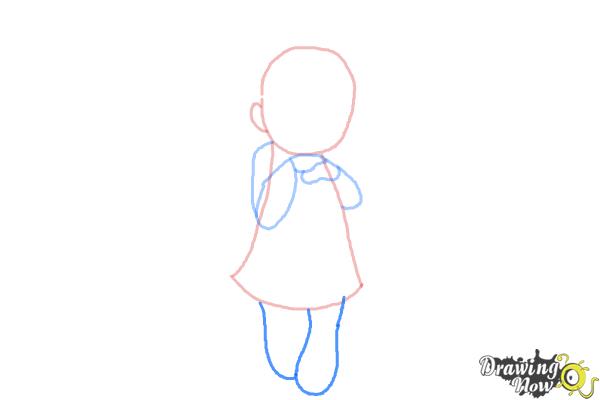 How to Draw a Cute Girl - Step 5