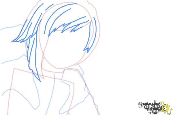 How to Draw Ruby Rose from Rwby - Step 6