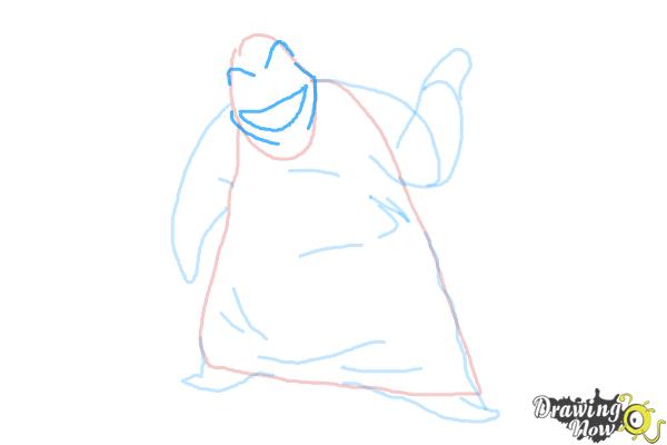 How to Draw Oogie Boogie, Disney Villain - Step 7