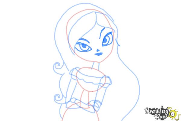 How to Draw Maria from The Book of Life - Step 6