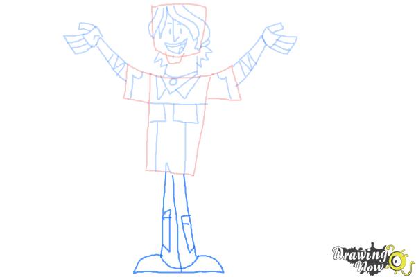 How to Draw Chris Mclean from Total Drama - Step 10