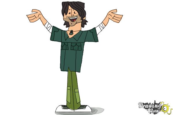 How to Draw Chris Mclean from Total Drama - Step 12