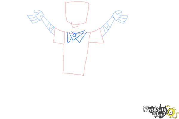 How to Draw Chris Mclean from Total Drama - Step 6