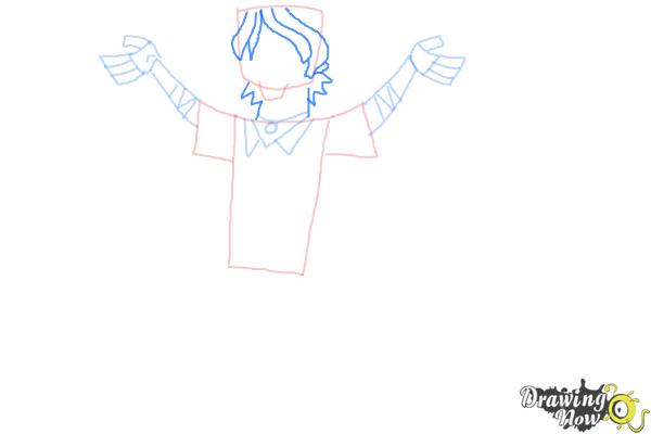 How to Draw Chris Mclean from Total Drama - Step 7