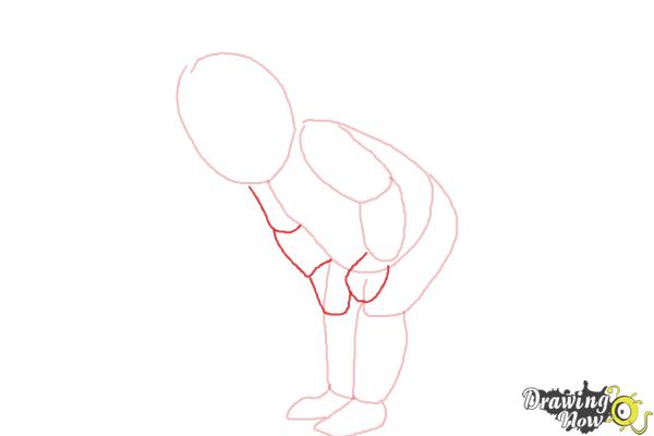 How to Draw Baby Krishna Iskcon - Step 4