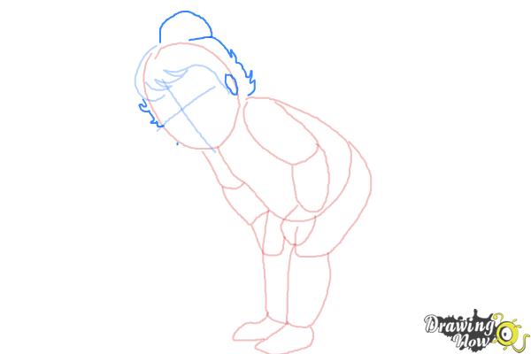 How to Draw Baby Krishna Iskcon - Step 6