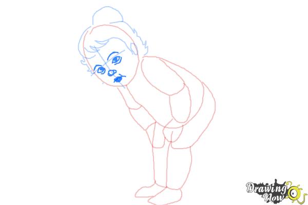 How to Draw Baby Krishna Iskcon - Step 7