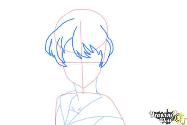 How to Draw Hinata Ema from Brothers Conflict - Step 5