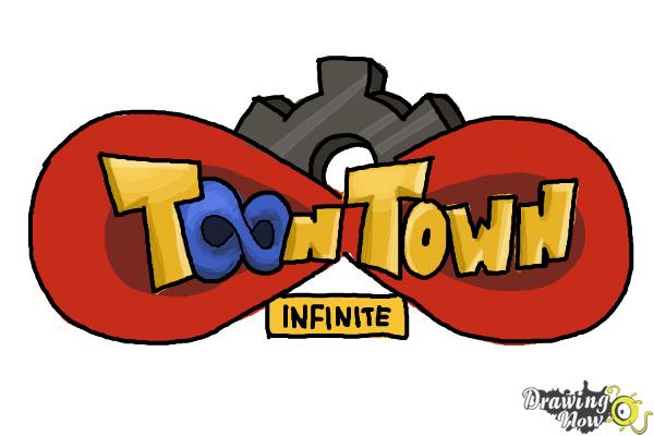 How to Draw Toontown Infinite Logo - Step 11