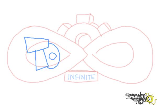 How to Draw Toontown Infinite Logo - Step 7