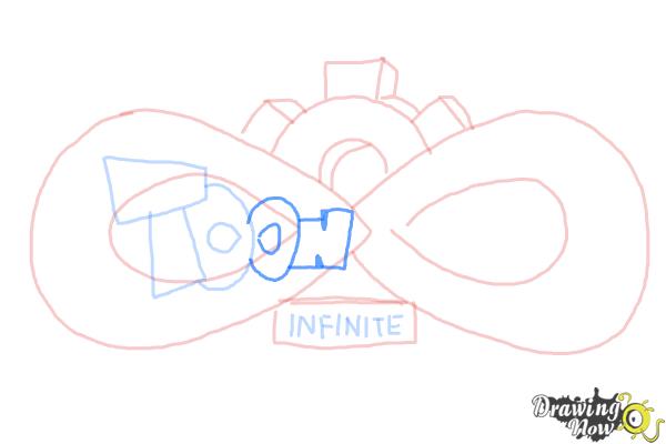 How to Draw Toontown Infinite Logo - Step 8