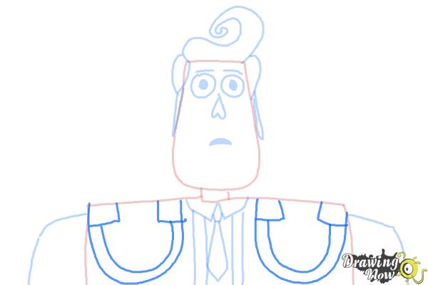 How to Draw Manolo from The Book Of Life - Step 6 How to Draw Manolo from The Book Of Life - Step 6