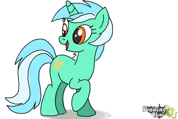 How to Draw Lyra Heartstrings from My Little Pony Friendship Is Magic - Step 10