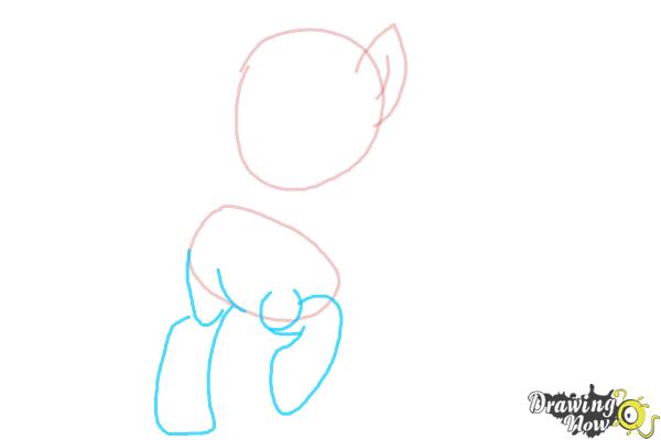 How to Draw Lyra Heartstrings from My Little Pony Friendship Is Magic - Step 3