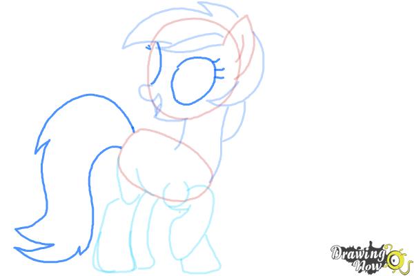 How to Draw Lyra Heartstrings from My Little Pony Friendship Is Magic - Step 7