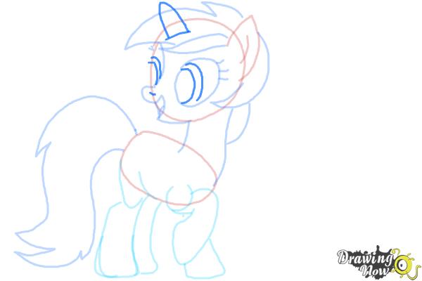 How to Draw Lyra Heartstrings from My Little Pony Friendship Is Magic - Step 8