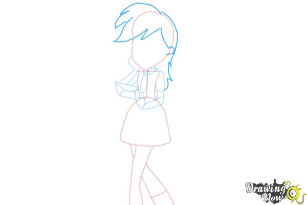 How to Draw Derpy from My Little Pony Equestria Girls - Step 7 How to Draw Derpy from My Little Pony Equestria Girls - Step 7