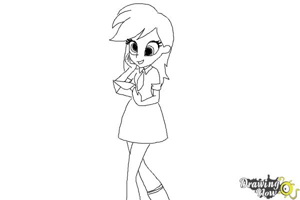 How to Draw Derpy from My Little Pony Equestria Girls - Step 9