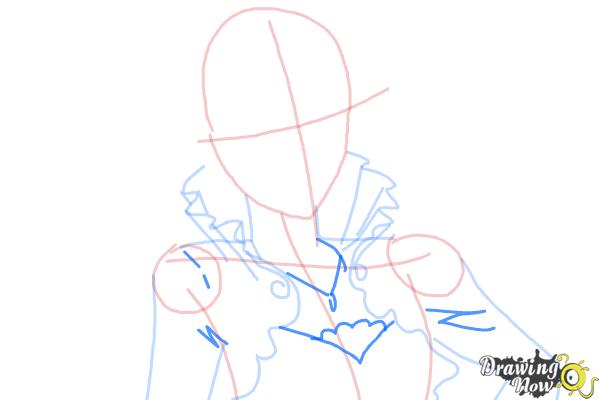 How to Draw Weiss Schnee from Rwby - Step 5