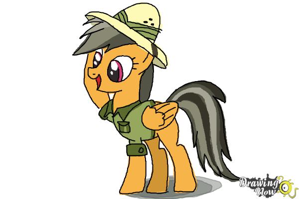 How to Draw Daring Do from My Little Pony Friendship Is Magic - Step 10