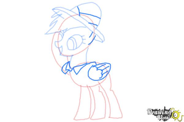 How to Draw Daring Do from My Little Pony Friendship Is Magic - Step 7