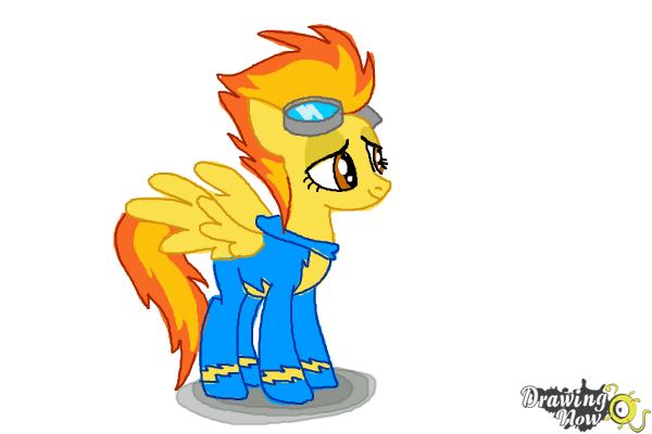 How to Draw Spitfire from My Little Pony Friendship Is Magic - Step 10