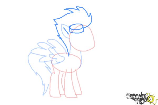 How to Draw Spitfire from My Little Pony Friendship Is Magic - Step 6