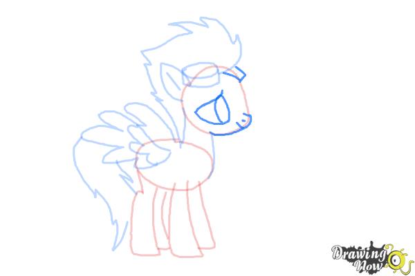 How to Draw Spitfire from My Little Pony Friendship Is Magic - Step 7