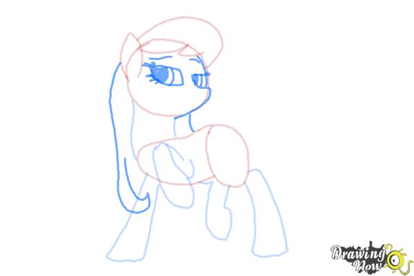 How to Draw Octavia, Octavia Melody from My Little Pony Friendship Is Magic - Step 6