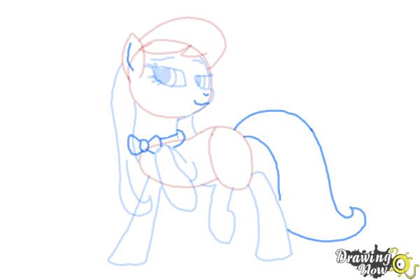 How to Draw Octavia, Octavia Melody from My Little Pony Friendship Is Magic - Step 7