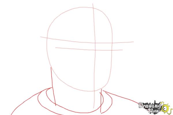 How to Draw Robin Williams - Step 3 How to Draw Robin Williams - Step 3