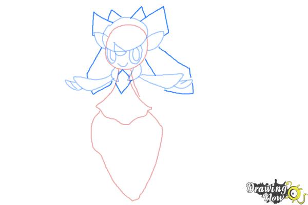 How to Draw Diancie from Pokemon X