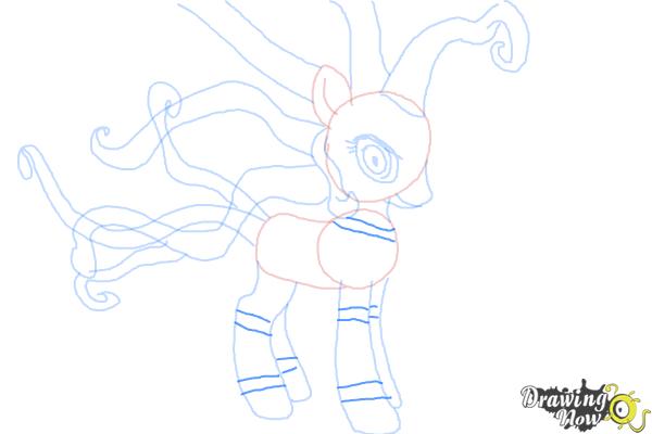 How to Draw Mane-Iac Mayhem from My Little Pony Equestria Girls - Step 9