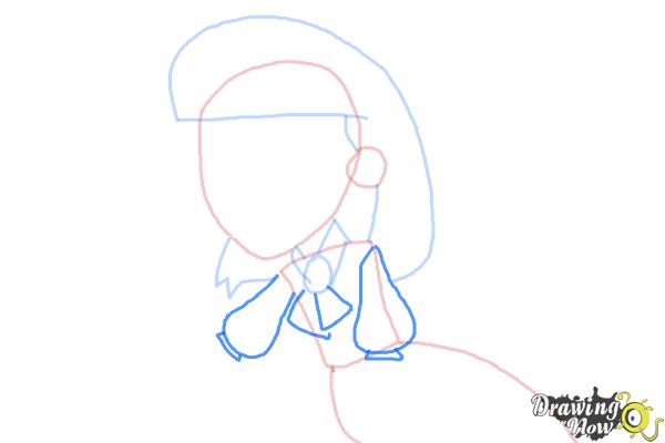 How to Draw Photo Finish from My Little Pony Equestria Girls - Step 6