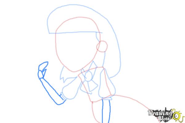 How to Draw Photo Finish from My Little Pony Equestria Girls - Step 7