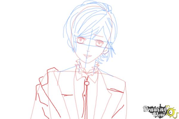 How to Draw Kanato Sakamaki Diabolik Lovers - Step 9