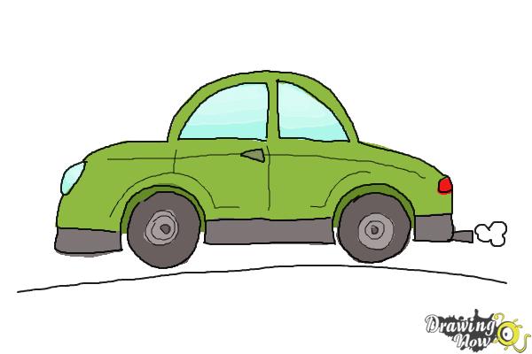 How to Draw Cars For Kids - Step 10