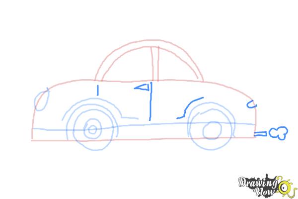 How to Draw Cars For Kids - Step 7