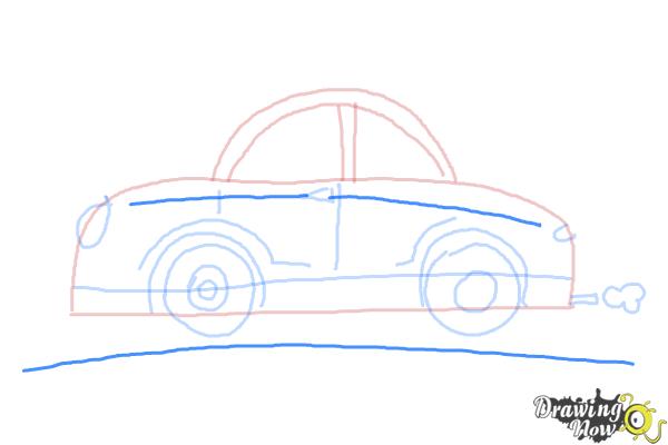 How to Draw Cars For Kids - Step 8