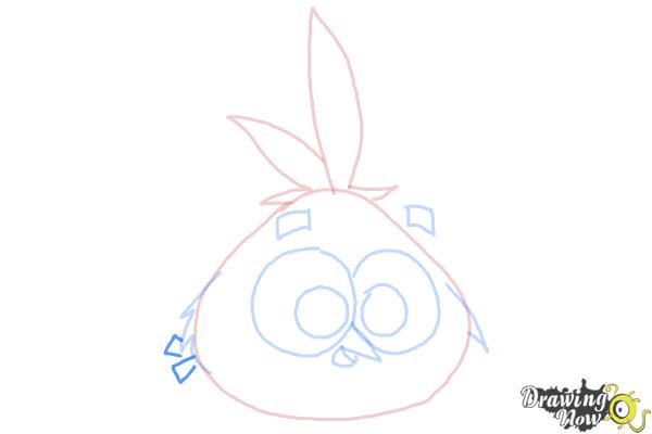 How to Draw Angry Bird Luca from Angry Birds Stella - Step 6